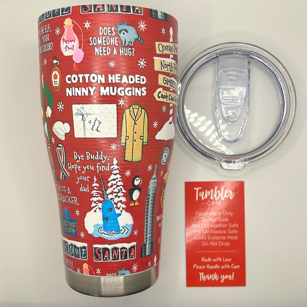 New Elf 30 oz Stainless Tumbler - Picture 1 of 4